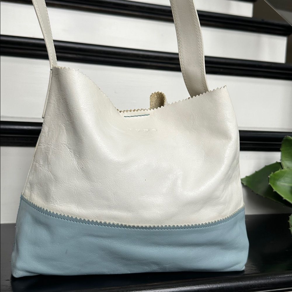 Hype White and Light Blue Women's Bag
